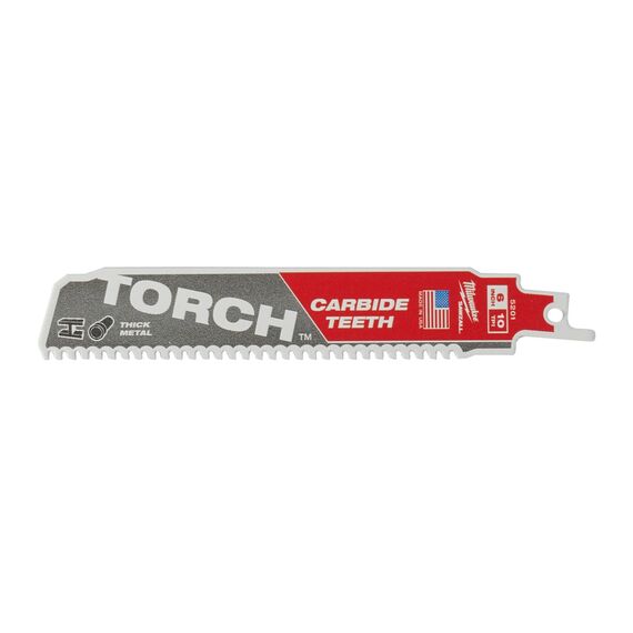 Сабельное полотно Milwaukee TCT TORCH 150MM x 10 TPI 5 PC - 48475551, Модель: TCT TORCH 150MM x 10 TPI 5 PC, внеший вид
