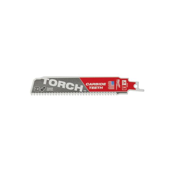 Сабельное полотно Milwaukee TCT TORCH 150MM x 8 TPI 5 PC - 48475501, Модель: TCT TORCH 150MM x 8 TPI 5 PC, внеший вид