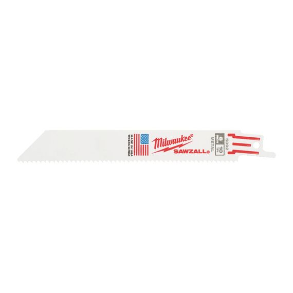 Сабельное полотно Milwaukee 150MM X 10 TPI 5 PC - 48475092, Модель: 150MM X 10 TPI 5 PC, внеший вид