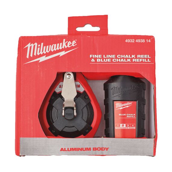 Шнур тонкий разметочный Milwaukee FINE LINE CHALK REEL & BLUE CHALK REFILL - 4932493814, Модель: FINE LINE CHALK REEL & BLUE CHALK REFILL, внеший вид, изображение 5