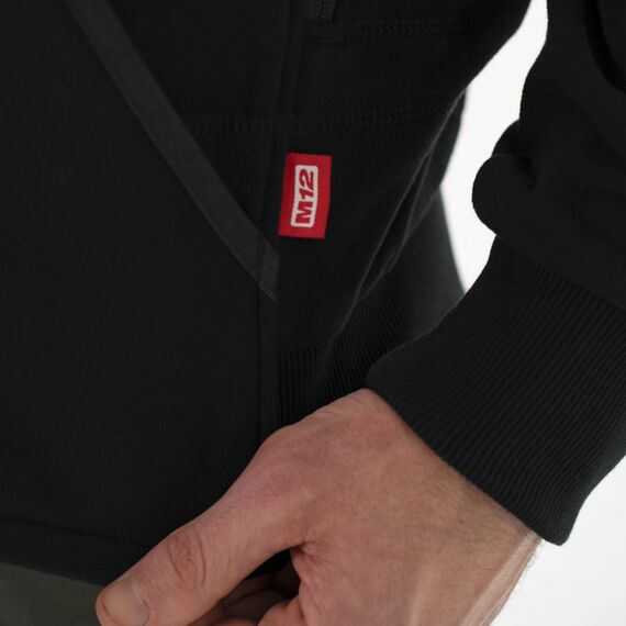 Толстовка с подогревом Milwaukee M12 HHBL4-0 S - 4932480061, Модель: M12 HHBL4-0 S, внеший вид, изображение 6