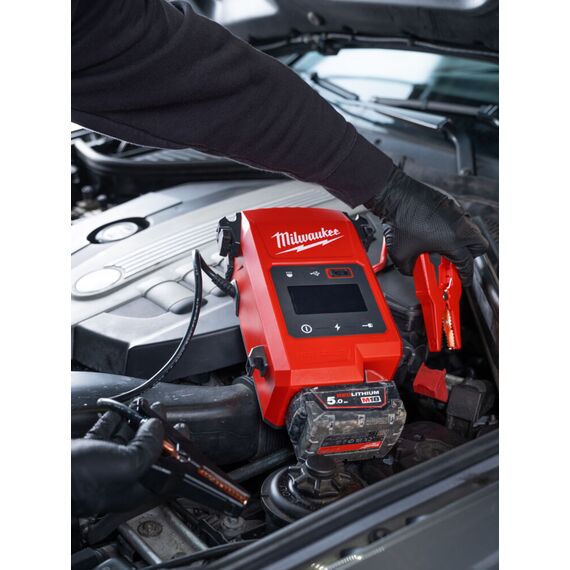 Пусковое устройство для автомобиля Milwaukee JUMP STARTER M18 JS2000-0 - 4933498026, внеший вид, изображение 9