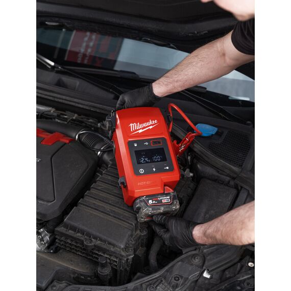 Пусковое устройство для автомобиля Milwaukee JUMP STARTER M18 JS2000-0 - 4933498026, внеший вид, изображение 16