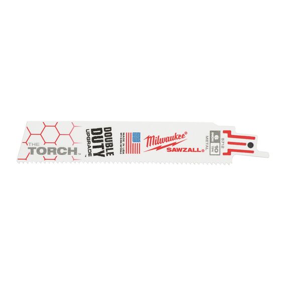 Сабельное полотно Milwaukee TORCH 150MM X 10 TPI 5 PC - 48475712, Модель: TORCH 150MM X 10 TPI 5 PC, внеший вид