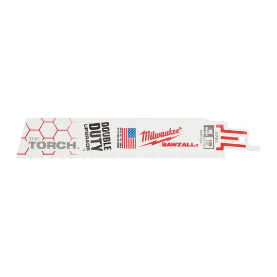 Сабельное полотно Milwaukee TORCH 150MM x 18 TPI 5 PC - 48475784, Модель: TORCH 150MM x 18 TPI 5 PC, внеший вид