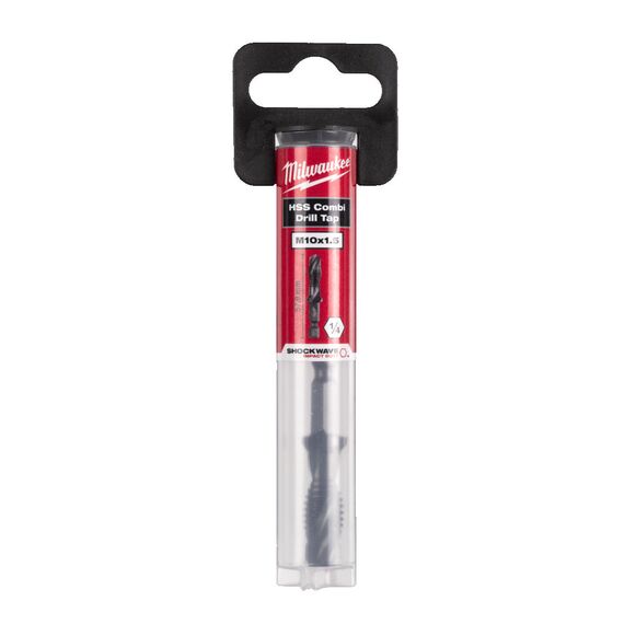 Сверло-метчик по металлу Milwaukee 1/4˝ HSS-G M10X58MM - 4932498266, Модель: 1/4˝ HSS-G M10X58MM, внеший вид, изображение 2