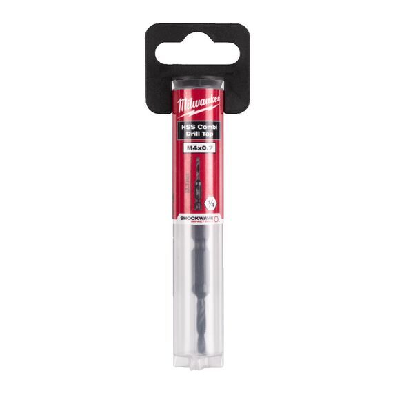 Сверло-метчик по металлу Milwaukee 1/4˝ HSS-G M4X52MM - 4932498262, Модель: 1/4˝ HSS-G M4X52MM, внеший вид, изображение 2