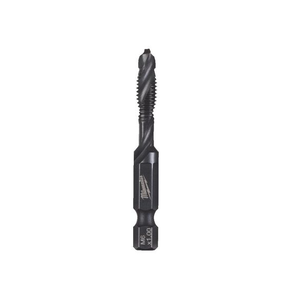 Сверло-метчик по металлу Milwaukee 1/4˝ HSS-G M6X57MM - 4932498264, Модель: 1/4˝ HSS-G M6X57MM, внеший вид
