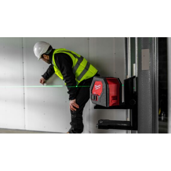 Линейный лазерный нивелир Milwaukee CLL-C на батарейках - 4933478753, внеший вид, изображение 11