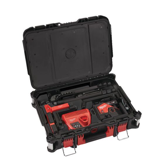Аккумуляторный лазерный нивелир с принадлежностями Milwaukee M12 3PLKIT-401P - 4933478960, Модель: M12 3PLKIT-401P, внеший вид, изображение 2