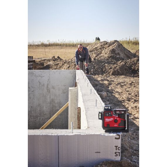 Аккумуляторный линейно-точечный лазерный нивелир Milwaukee M12 A3PLO-0C - 4933499001, Модель: M12 A3PLO-0C, внеший вид, изображение 12