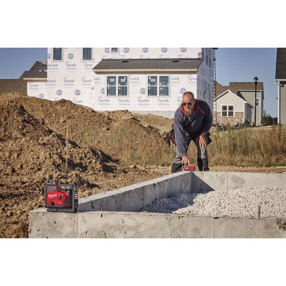 Аккумуляторный линейно-точечный лазерный нивелир Milwaukee M12 A3PLO-401C - 4933499002, Модель: M12 A3PLO-401C, внеший вид, изображение 12