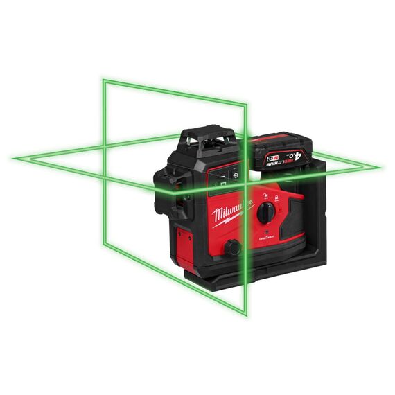 Аккумуляторный линейно-точечный лазерный нивелир Milwaukee M12 A3PLO-401C - 4933499002, Модель: M12 A3PLO-401C, внеший вид, изображение 4