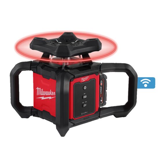 Аккумуляторный ротационный лазерный нивелир Milwaukee M18 RLOH600-201C - 4933493191, внеший вид, изображение 2