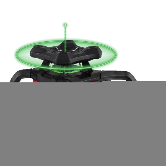 Аккумуляторный ротационный лазерный нивелир Milwaukee M18 RLOHVG300-501C - 4933493194, внеший вид, изображение 2