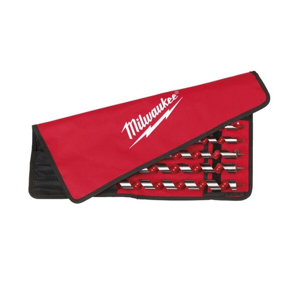 Набор длинных спиральных сверл (винтовых, буров по дереву) Milwaukee 14-22 MM 5 предметов - 4932352285, внеший вид