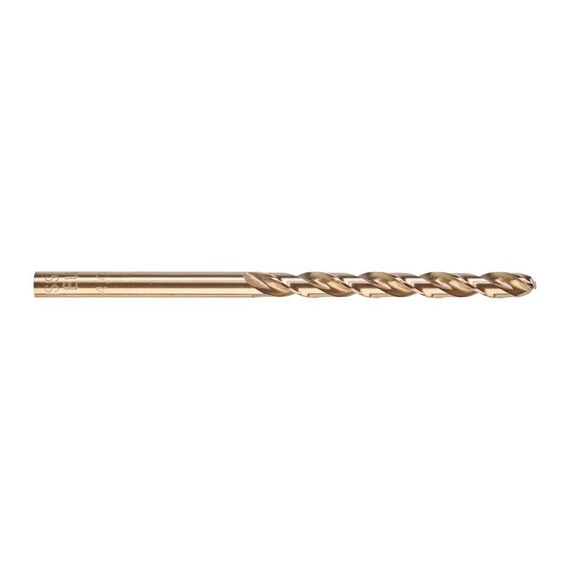 Упаковка кобальтовых сверл Milwaukee HSS-G COBALT DIN338 4 x 75 mm 10 PC - 4932373339, Диаметр: 4, Модель: HSS-G COBALT DIN338 4 x 75 mm 10 PC, Длина (мм): 75, внеший вид