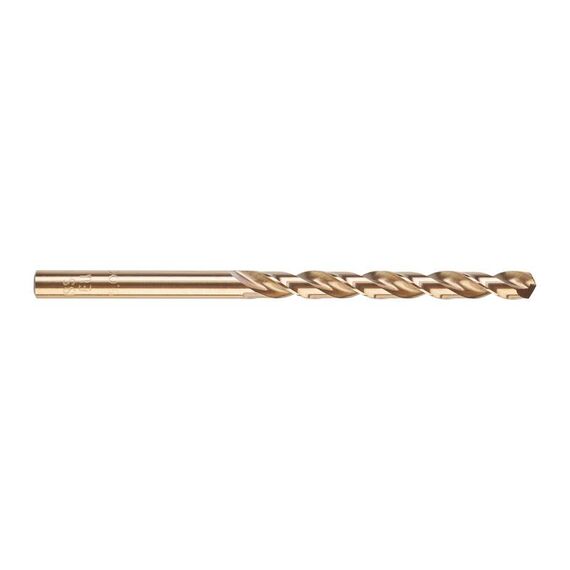 Упаковка кобальтовых сверл Milwaukee HSS-G COBALT DIN338 5 x 86 mm 10 PC - 4932373343, Диаметр: 5, Модель: HSS-G COBALT DIN338 5 x 86 mm 10 PC, Длина (мм): 86, внеший вид