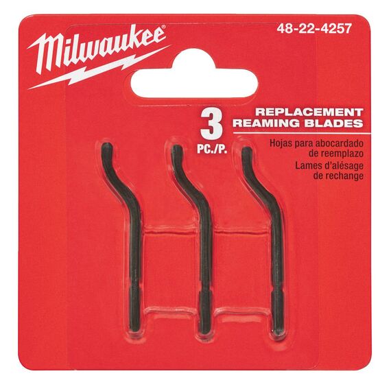 Наконечники для гратоснимателя Milwaukee REAMING BLADES 3 PCS - 48224257, внеший вид
