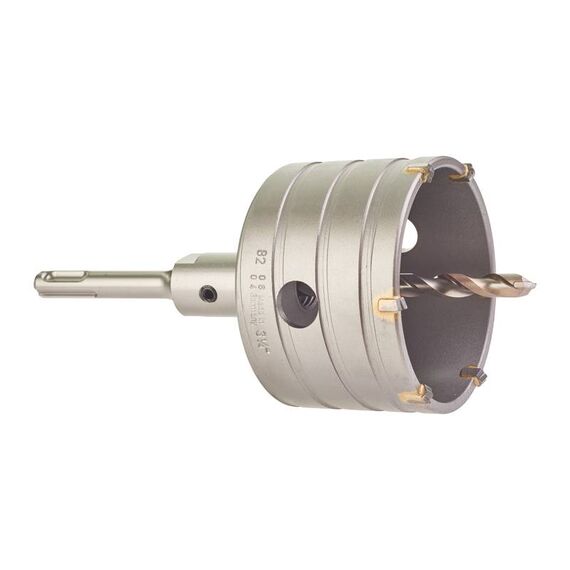 Набор коронок Milwaukee TCT SDS-Plus 82 x 182 MM с хвостовиком и сверлом - 4932399297, внеший вид