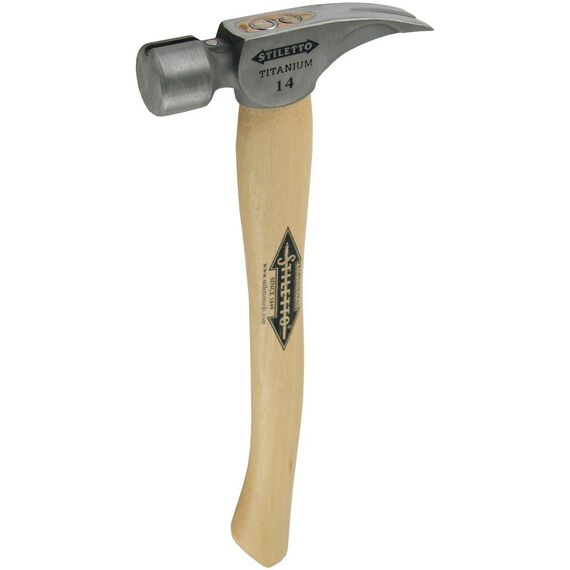Титановый молоток с деревянной рукояткой STILETTO TITANIUM TI 14SC-H16 397 g - 4932352586, внеший вид