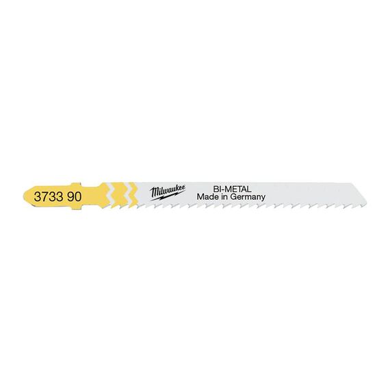 Пилка для лобзика Milwaukee 75 x 2.5 mm T 101 BF 5 PCS - 4932373390, внеший вид