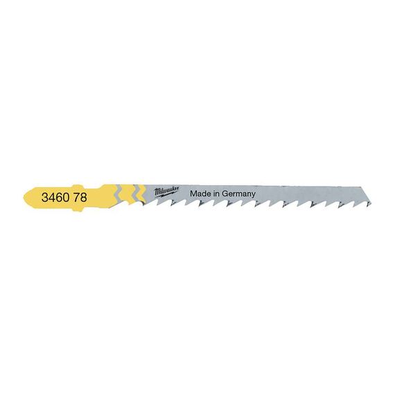 Пилка для лобзика Milwaukee 75 x 4 mm T 244 D 5 PCS - 4932346078, внеший вид