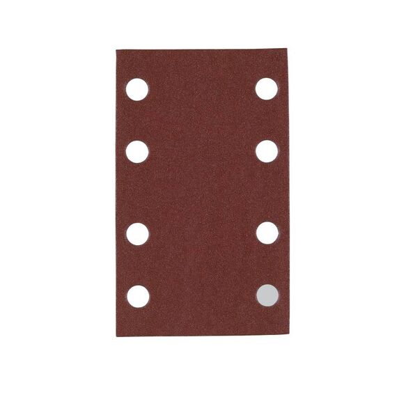 Шлифовальный лист Milwaukee 80 X 133 HOOK AND LOOP GR 120 10 PCS - 4932351668, внеший вид