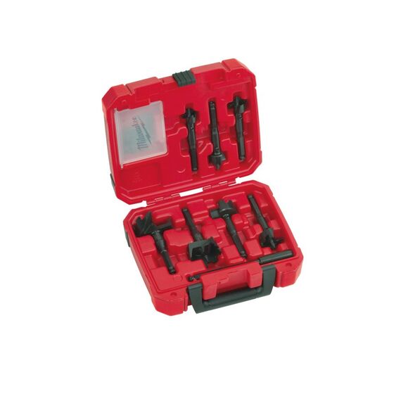 Набор самоврезающихся насадок по дереву Milwaukee CONTRACTORS KIT 25-65 MM 7 PC - 49220130, внеший вид