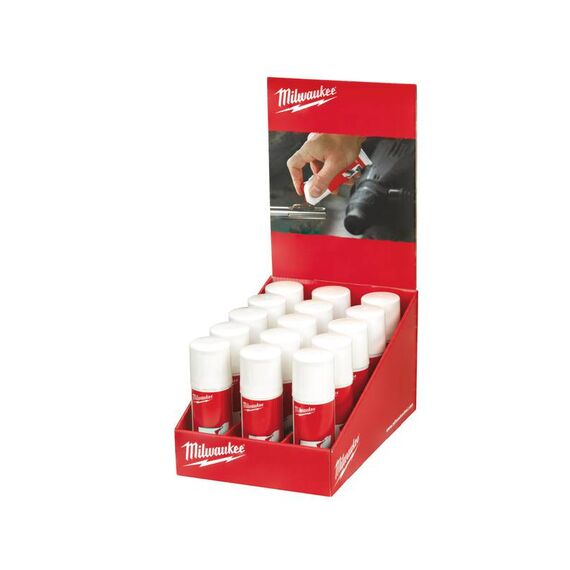 Смазка для буров Milwaukee COUNTER DISPLAY WITH 15 X SINGLE GREASE TUBE - 4932352274, внеший вид