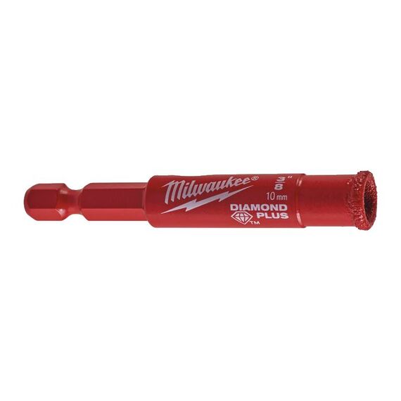 Алмазная коронка Milwaukee DIAMOND PLUS 10 mm - 49560509, Модель: DIAMOND PLUS 10 mm, внеший вид