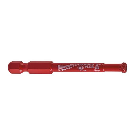 Алмазная коронка Milwaukee DIAMOND PLUS 5 mm - 49560503, Модель: DIAMOND PLUS 5 mm, Диаметр (мм): 5, внеший вид