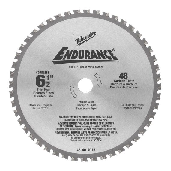 Пильный диск по металлу Milwaukee F 165 x 15.87 x 1.6 48T для циркулярной пилы - 48404015, Диаметр диска (мм): 165, Посадочный диаметр (мм): 15,87, Модель: F 165 x 15.87 x 1.6 48T, внеший вид