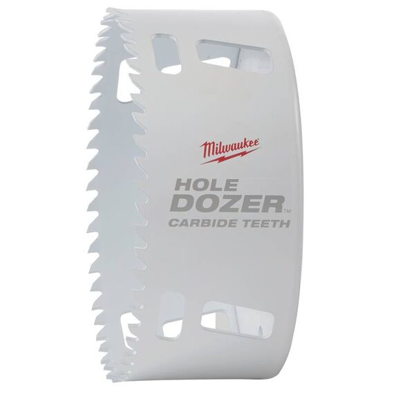 Биметаллическая коронка с твердосплавными зубьями Milwaukee HOLE DOZER CARBIDE 108 mm - 49560744, Диаметр: 108, Модель: HOLE DOZER CARBIDE 108 mm, внеший вид