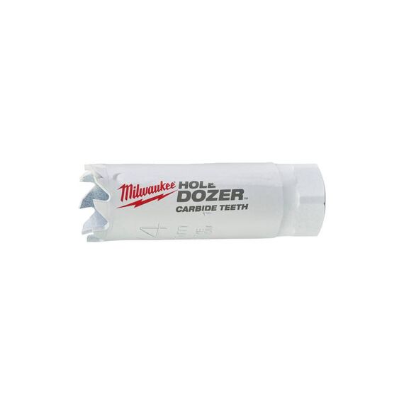 Биметаллическая коронка с твердосплавными зубьями Milwaukee HOLE DOZER CARBIDE 19 mm - 49560702, Диаметр: 19, Модель: HOLE DOZER CARBIDE 19 mm, внеший вид