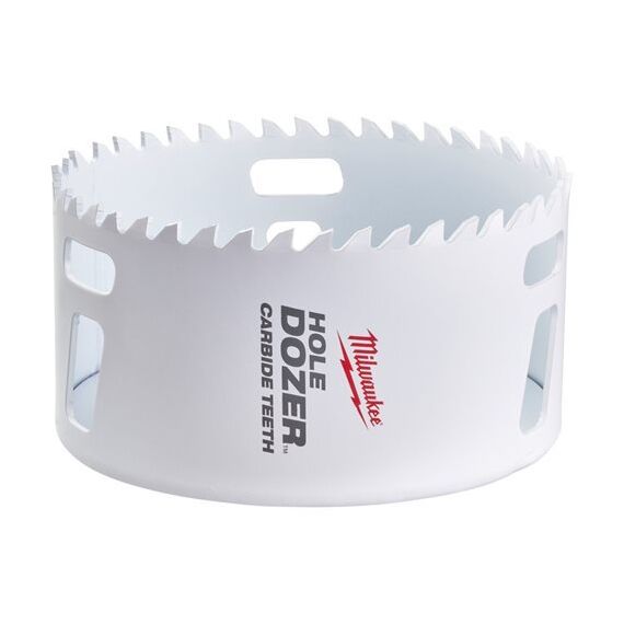 Биметаллическая коронка с твердосплавными зубьями Milwaukee HOLE DOZER CARBIDE 95 mm - 49560740, Диаметр: 95, Модель: HOLE DOZER CARBIDE 95 mm, внеший вид