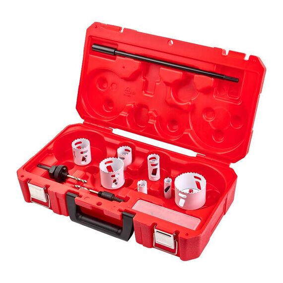 Набор биметаллических коронок Milwaukee HOLE DOZER KIT 16-64 mm - 4932451730, внеший вид