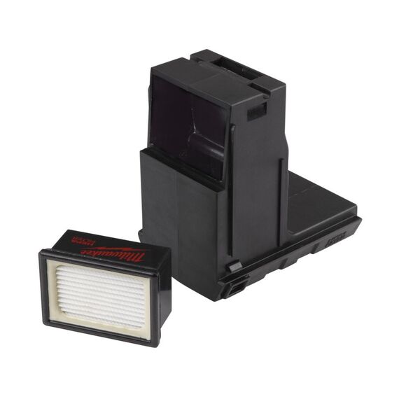 Пылесборник с фильтром Milwaukee M18-M28 DUSTBOX WITH FILTER BOX - 49902342, внеший вид