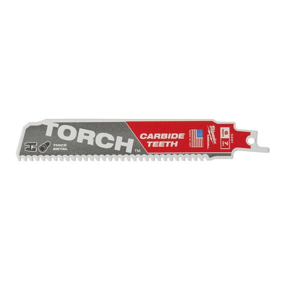 Сабельное полотно Milwaukee TORCH™ carbide teeth 150 mm 1 PC - 48005201, Модель: TORCH™ carbide teeth 150 mm 1 PC, внеший вид