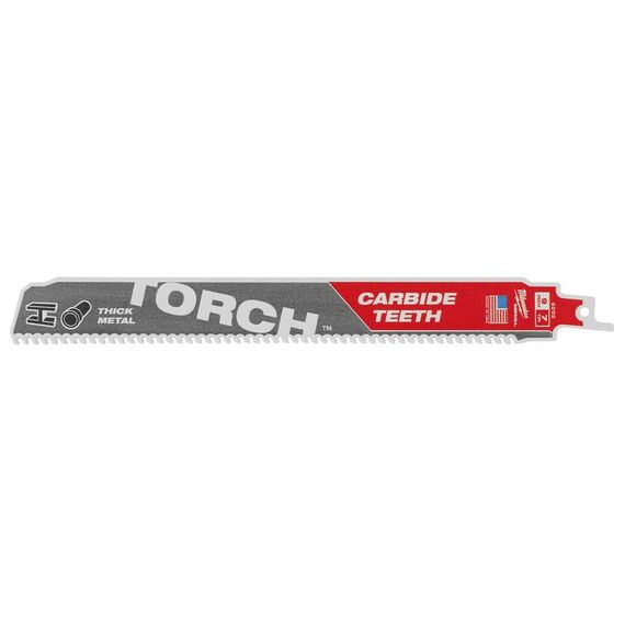 Сабельное полотно Milwaukee TORCH™ carbide teeth 230 mm 1 PC - 48005202, Модель: TORCH™ carbide teeth 230 mm 1 PC, внеший вид