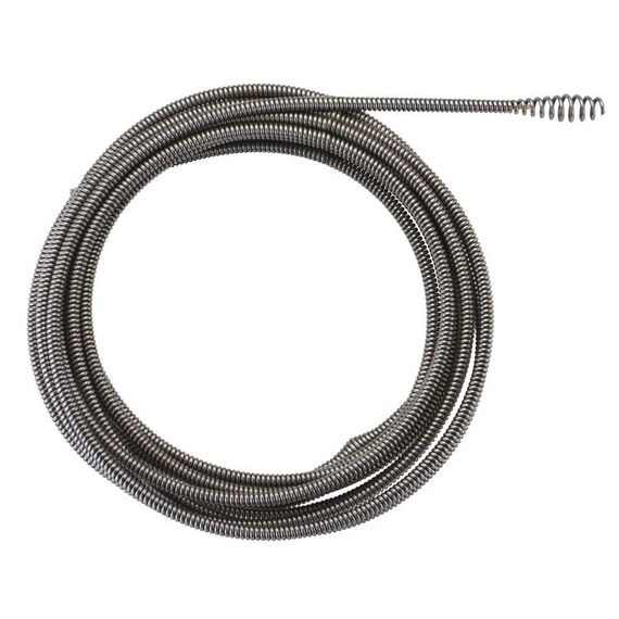 Трос с грушевидным наконечником для прочистки канализации Milwaukee 8 MM X 7.6 M SPIRAL BULB AUGER - 48532571, внеший вид