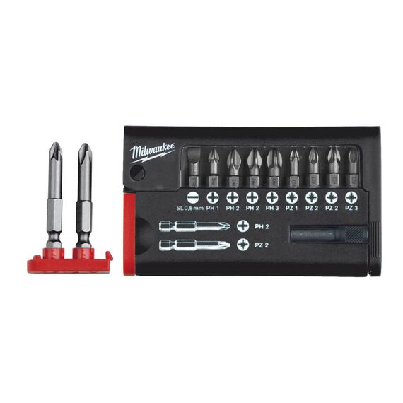 Набор бит Milwaukee COMPACT SCREWDRIVING BIT SET 12 PC - 4932399513, внеший вид