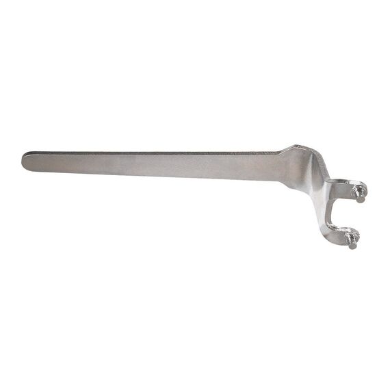 Ключ изогнутый с двумя штифтами Milwaukee CRANKED TWO HOLE SPANNER FOR STEEL WIRE BRUSHES для стальных щеток - 4932371469, внеший вид