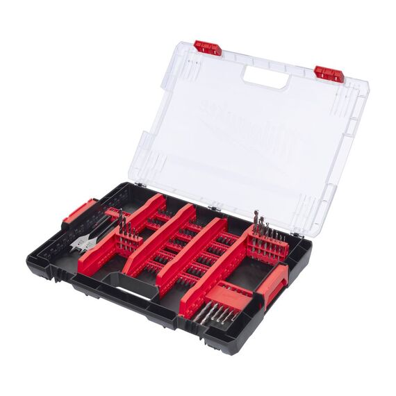Набор оснастки в кейсе Milwaukee HEAVY DUTY™ ACCESSORY SET UK 100 PC - 4932464146, внеший вид