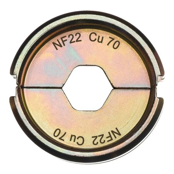 Сменная матрица для опрессовки медных кабельных наконечников Milwaukee NF22 CU 70 - 4932451737, внеший вид