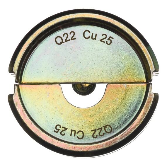 Сменная матрица для опрессовки медных непаянных клемм Milwaukee Q22 CU 25 - 4932451767, внеший вид
