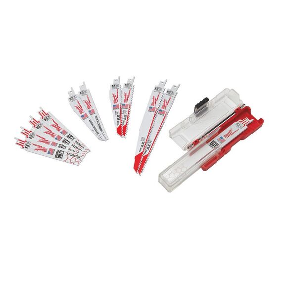 Набор сабельных полотен Milwaukee SAWZALL Blade Set 12 PC - 49222229, внеший вид