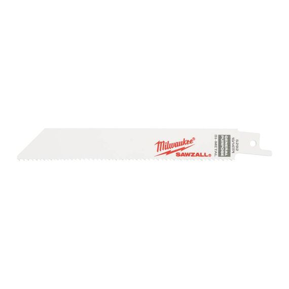 Сабельное полотно Milwaukee SAWZALL® UNVIERSAL 150 x 10-14 Tpi 5 PCS по дереву, металлу и пластику - 48005292, внеший вид