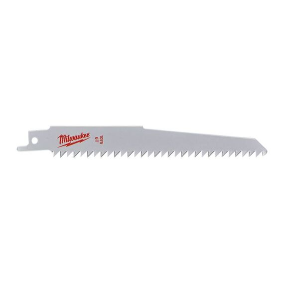 Сабельное полотно Milwaukee SAWZALL® UNVIERSAL 150 x 6 Tpi 3 PCS по дереву и пластику - 48001075, Модель: SAWZALL® UNVIERSAL 150 x 6 Tpi 3 PCS, внеший вид