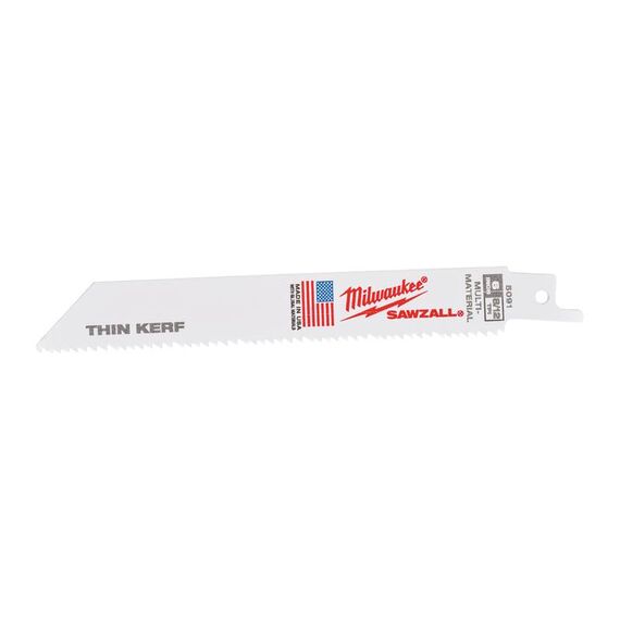 Сабельное полотно Milwaukee SAWZALL® UNVIERSAL 150 x 8-12 Tpi 50 PCS по дереву, металлу и пластику - 48016091, внеший вид